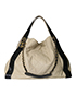 Classic Quilted Shopping Tote, front view